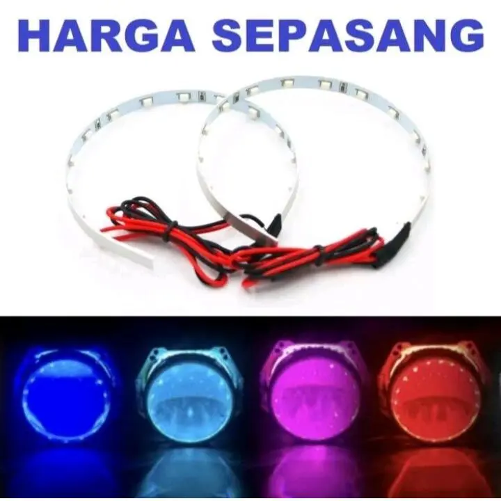LAMPU LED DEMON EYE PROJIE BILED MOBIL - MOTOR Car