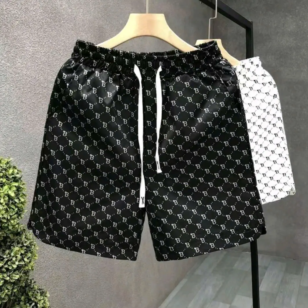 QUẦN SHORT NAM IN 3D HỌA TIẾT CHỮ B HOTTREN.CHẤT VẢI DÀY DẶN, THOÁNG MÁT