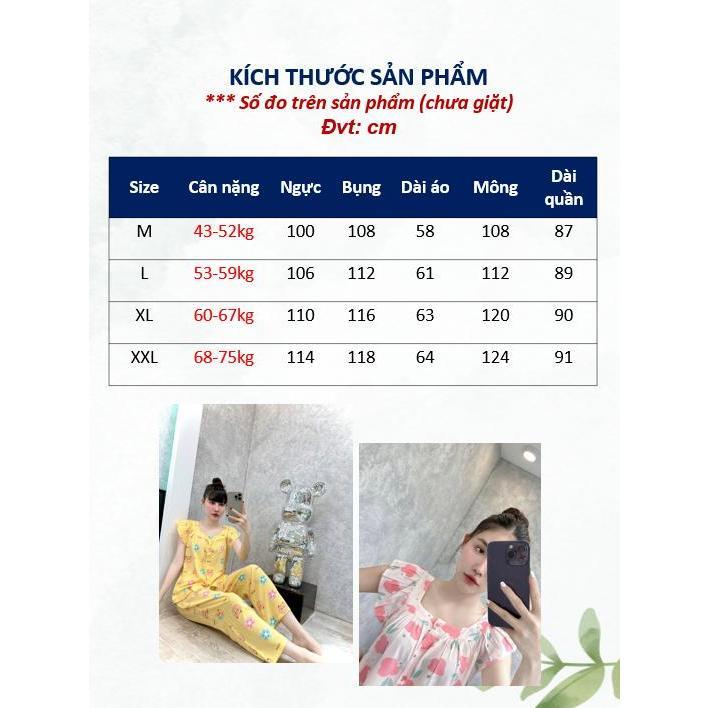 Product Introduction of Đồ bộ tole lanh nữ mặc nhà quần dài, áo tay ngắn cài nút, cổ vuông F21 VNXK SHOP5SAO (43-75kg)_Link 3 Women 21