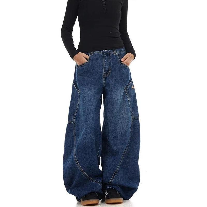Product Introduction of Quần Dài Jean Mắm Đâm, Thiết Kế Đường Phố Cổ Điển Mỹ 23 Khối, Dáng Rộng Vừa Vặn, Ống Rộng, Quần Ống Đuôi Kéo, Dành Cho Nam Giới, Kiểu Chuối quan  grong combo  3 Menswear Pants Có Túi quần  hiphop  bigsize quần  jean  lửng  nam quần  jean  lửng  nam 1