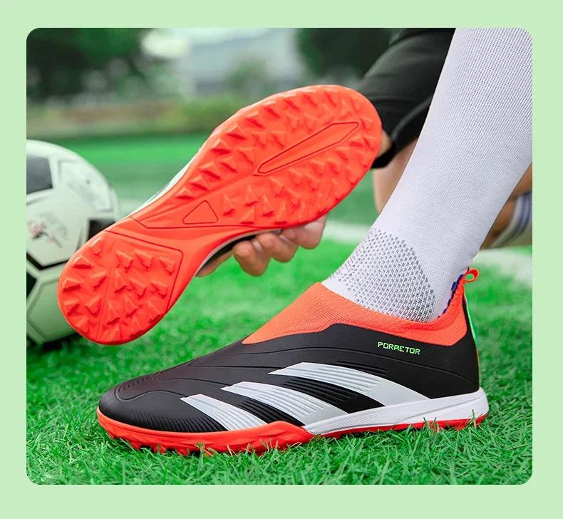 Product Introduction of New Men Original Football Shoes Indoor Society Professional Non Slip Soccer Ultralight Shoes Grass Training Kids Match Sneaker 15