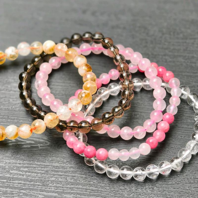 [Bracelet] Vòng tay chuỗi hạt đá thiên nhiên - Tặng phụ kiện, hạt và dây dự phòng