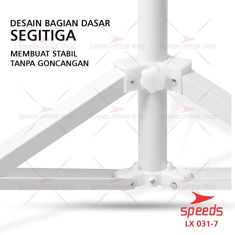 Product Introduction of SPEEDS Tripod Stand Kaki Penyangga Tenda Payung Dudukan Camping Outdoor Tenda Tinggi 45cm Bisa Portabel 031-7 0