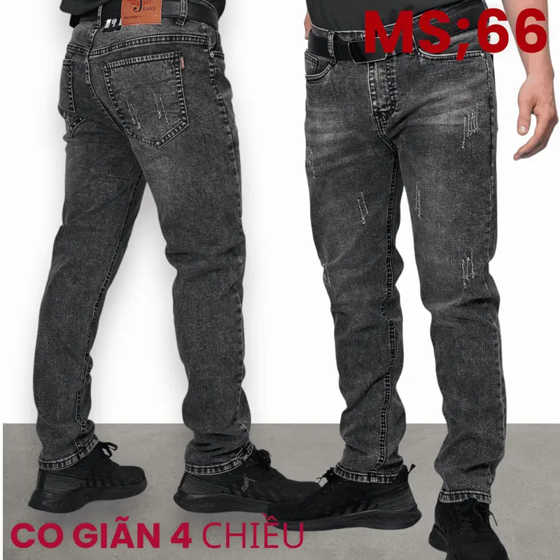 QUẦN JEAN NAM CO GIÃN 4 CHIỀU    Chất liệu bền đẹp, mềm mại, thoáng khí.  Thiết kế ôm vừa vặn, linh hoạt khi vận động.  Dễ phối đồ, phù hợp nhiều phong cách.  Túi tiện lợi, đường may tỉ mỉ.   Sở hữu ngay hôm nay! 8