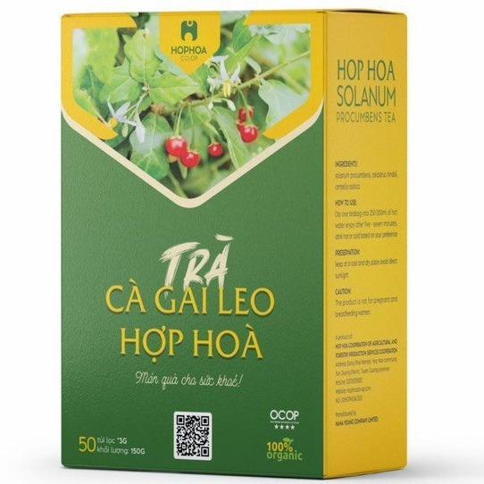 Trà cà gai leo Hợp Hòa- Kết Hợp (Cà gai leo + Xạ đen + Cỏ Ngọt) - Ocop 4 sao. Nước Trà Chè 1