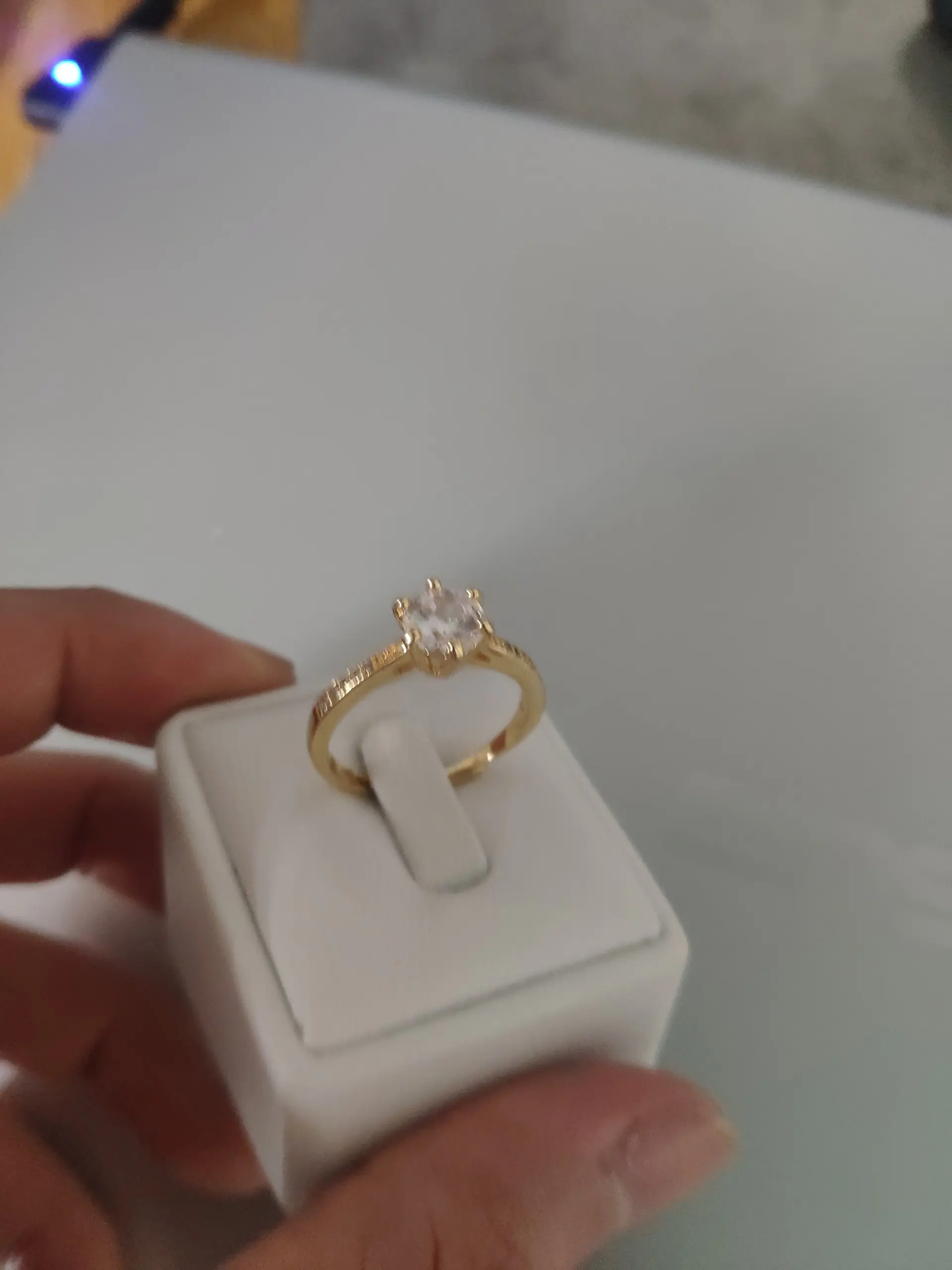 VR33 Nhẫn nhỏ tinh tế bản chỉnh size