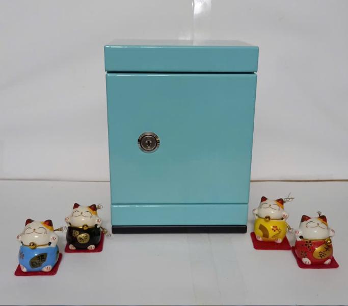 Ống heo tủ sắt mini nhỏ gọn để tiền tiết kiệm cho gia đinh