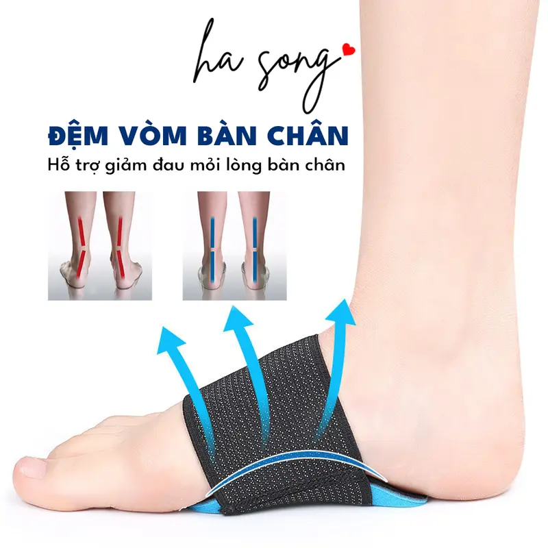 Đệm vòm lòng bàn chân phẳng, hỗ trợ vòm cho bàn chân bẹt, miếng lót chỉnh hình 487 0