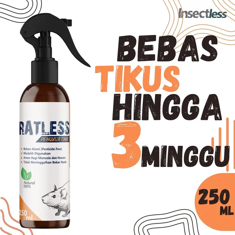 RATLESS 250 ml - Cairan Pengusir tikus bandel ampuh dan taha - Shop ...