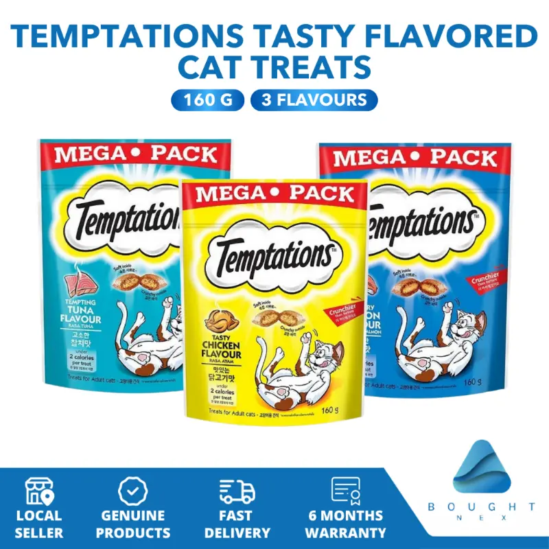 Casual Temptations Tasty Flavored Cat Treats 160g Megapack Healthy Nutritious Treats For Cats