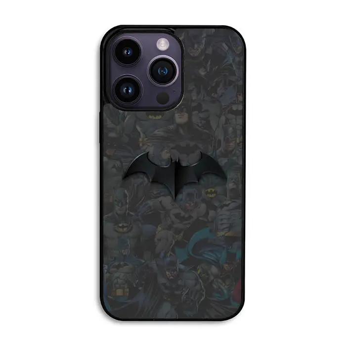 Hardcase Casing Case iPh*ne 14 13 12 11 Pro Max Mini Plus Batman Logo AB1931
