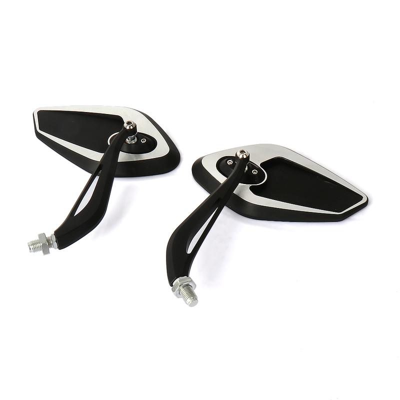 Motorcycle Aluminum Rearview Mirrors For Triumph Speed Triple 2011 2012 Aluminum Back Side Convex Mirror Motorcycle Accessories 6