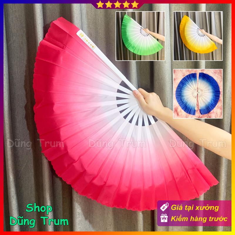 Quạt múa văn nghệ nan nhựa hàng loại đẹp cực bền 1 đôi