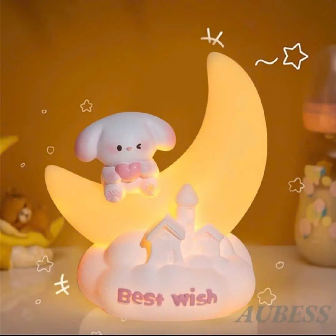 Đèn phát sáng dễ thương sáng tạo quà tặng cho các bé, Đèn trang trí cute dễ thương , Đèn decor  dễ thương, Đèn để bàn trang trí, Quà tặng dễ thương
