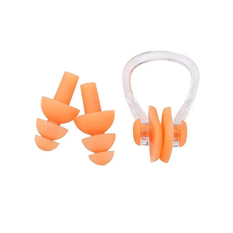 Product Introduction of Silicone swimming nose clip, earplugs, set, swimming earplugs, silicone soft 7