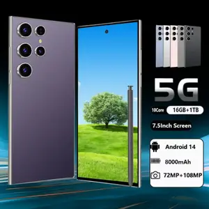 [COD & Cicilan 0%]  S.25 Ultra HP Asli 7.5 Inch 8000mAh Baterai Titan Kamera 72MP+108MP Portrait Expert 16GB+1TB Ponsel 5G Snapdragon 8 Gen2