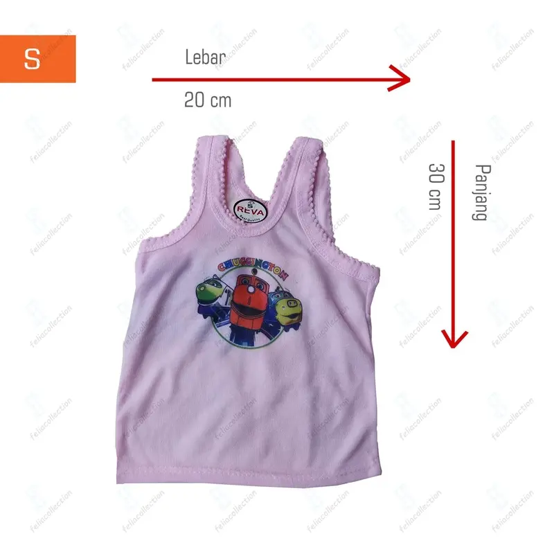 3 PCS Kaos Dalam Bayi/ Kaos Dalam Anak/ Singlet Bayi/ Singlet Anak/ Pakaian Dalam Anak/ Pakaian Dalam Bayi/ Singlet Anak Laki-laki Perempuan 1