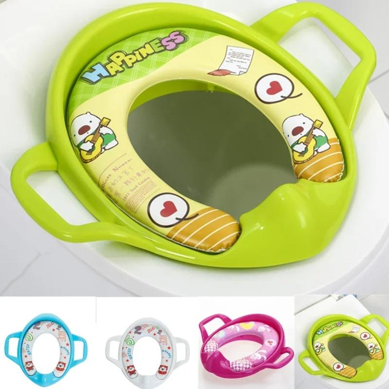 Product Introduction of Baby Child Toddler Kids Portable Safety Seats Soft Toilet Training Trainer Potty Seat Handles Urinal Cushion Pot Chair Pad Mat 0
