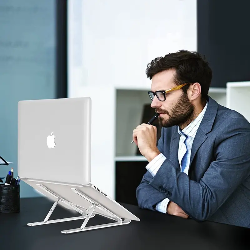 Stand Holder/Notebook/Laptop Lipat Portable Plastik FSB1 Anti Slip Multi Position AK002 - XOBOX 8