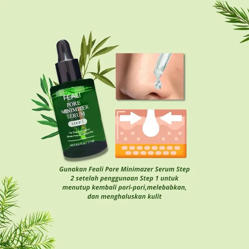 (READY️) Feali Blackhead removal mask Step 1 Peel Off Mask  & Step 2 Pore Serum 3