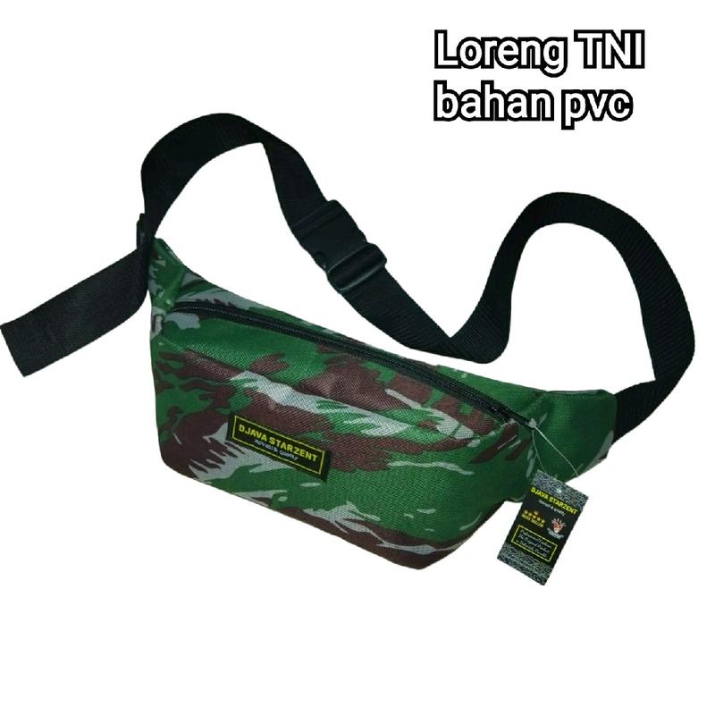Promo COD Tas Waistbag Tas Selempang Pria Bahan Sintetis Premium Murah Kulit PU 3