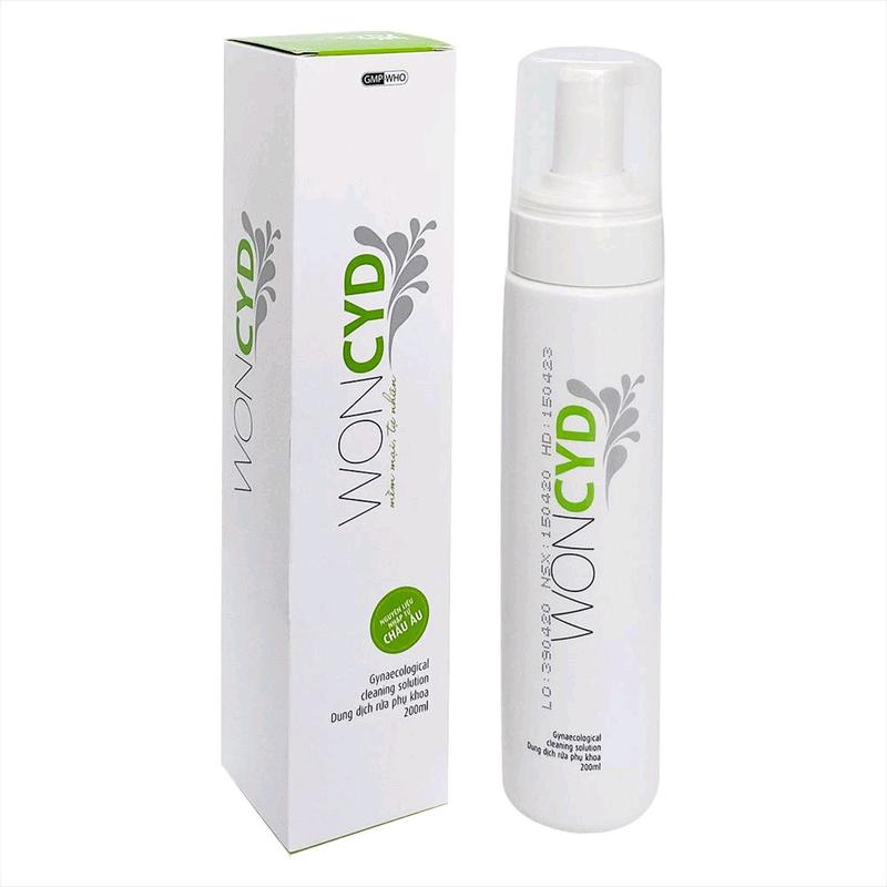 DUNG DỊCH VỆ SINH PHỤ NỮ WONCYD CHAI 200ML dung  dich woncyd