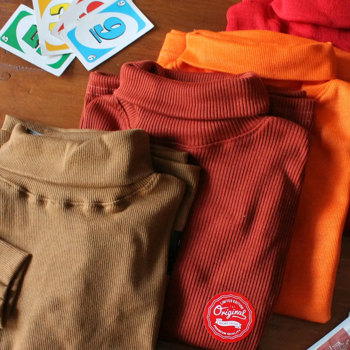 Turtleneck Anak Korea Style Laki-laki dan Perempuan umur 4-12 tahun