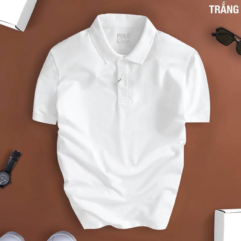 Áo thun POLO trơn sang trọng, chất liệu cao cấp, chuẩn form, thoáng mát, dễ…