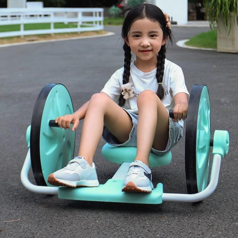 Children's handcrank swing car baby kindergarten three wheel stroller balance scooter sensory training equipment toys 2