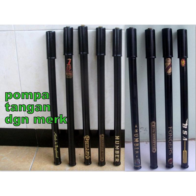 Pompa tangan sepeda onthel merk gazelle humber simplex fongers raleigh phillips pompa sepeda onthel 0