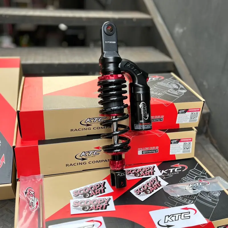 Shockbreaker Racing KTC Extreme EVO Series Original Vario Beat Scoopy Shock Belakang Tabung 330mm 330 mm Scoopy Vario Beat Motor Motorcycle 3