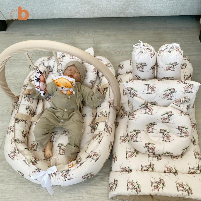 Cuan Baby - Kasur Bayi Playmate & Bedcover Bayi Set Motif JIho 2