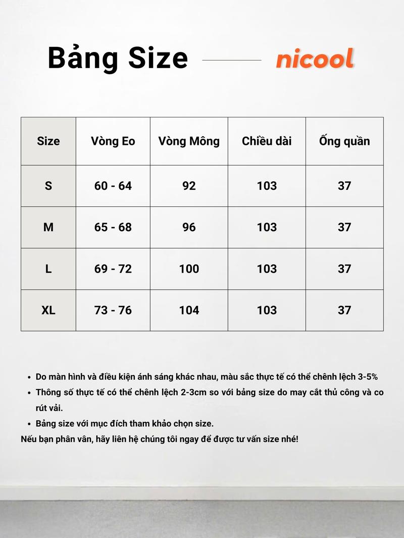 Product Introduction of Quần Jean Nữ Suông ỐNG LOE RỘNG Lưng Cao Tôn Dáng Nicool N41-Q48 Women Pants 0