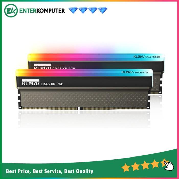 Gambar KLEVV DDR4 CRAS XR RGB PC32000 4000MHz 16GB (2X8GB) RGB LED dari Enter Komputer Official Kota Administrasi Jakarta Pusat Tokopedia