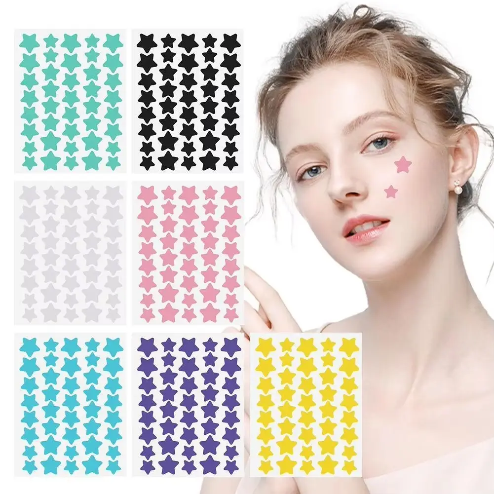 Star Acne/Pimple Patch Yellow Star Shaped Acne Absorbing Cover Patch Invisible Hydrocolloid For Face Acne Dots