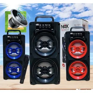 SPEAKER BLUETOOTH KARAOKE NIXNOX NX-801 NX-802 NX-803 & NX-805 Free Microphone Speaker 3inc Speaker Fullbass
