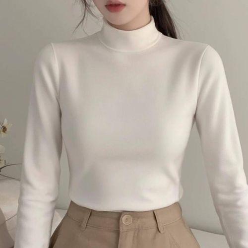  GN01 Áo giữ nhiệt cổ 3cm lông thỏ 2 mặt  co giãn tốt giữ ấm tốt phù hợp với mùa đông   len lông thỏ   