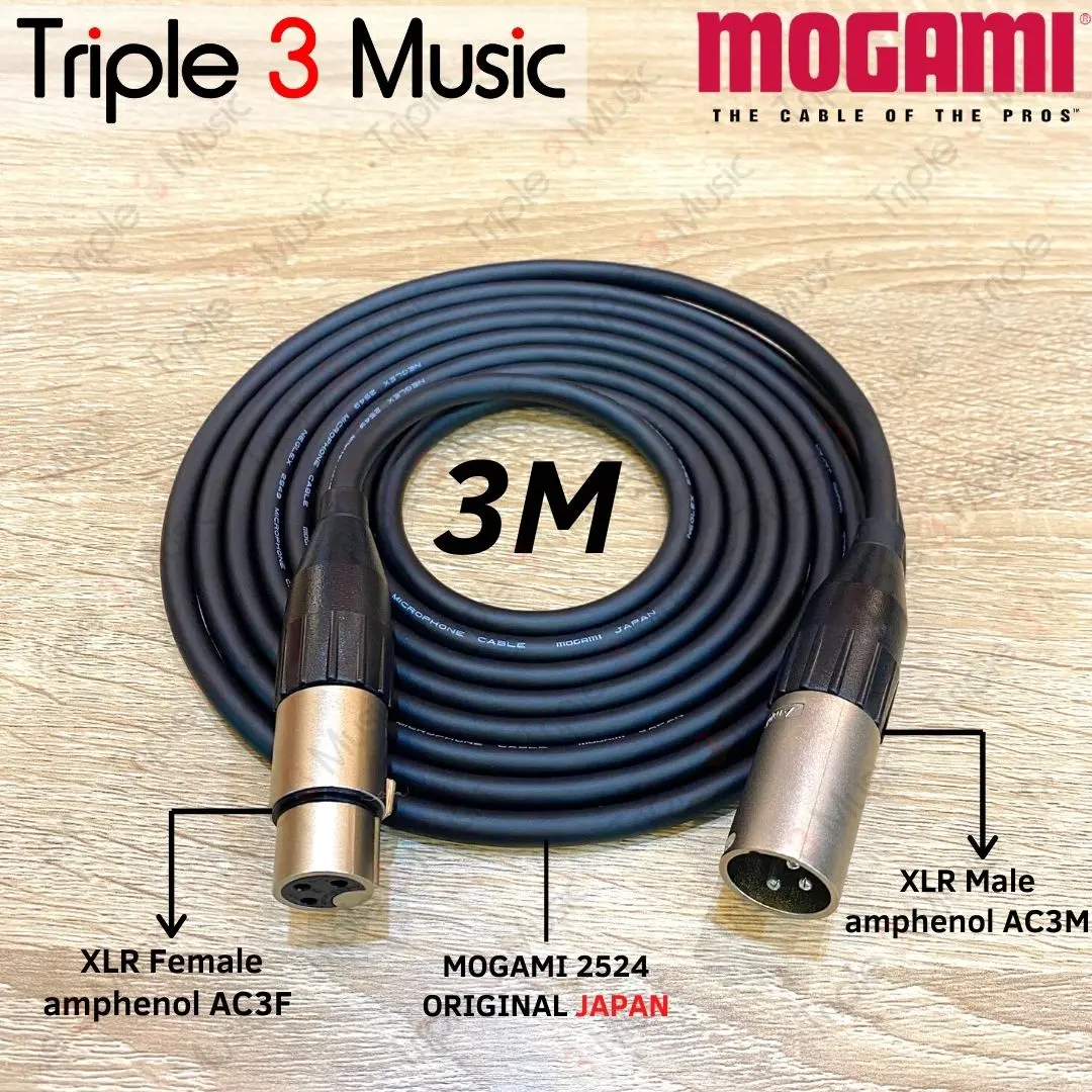 MOGAMI 2549 ORIGINAL JAPAN Kabel mic microphone XLR male to XLR female speaker accessories
