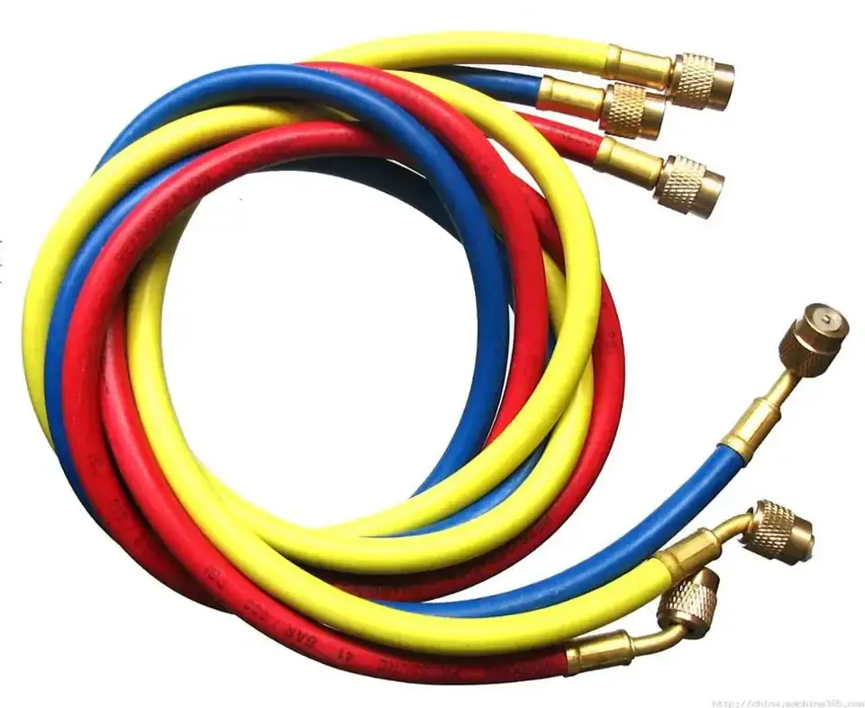 COMBO 3 dây nạp ga điều hòa 1m, 3 màu, dây sạc ga máy lạnh chuyên dụng
