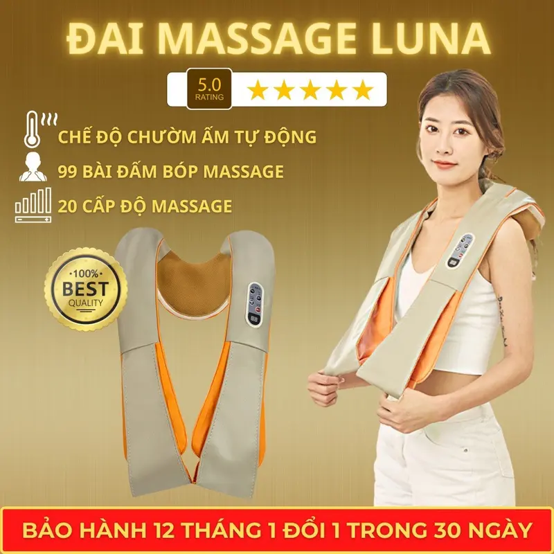 Máy Massage, Máy Matxa Cổ Vai Gáy, Máy Đấm Lưng, Khăn Choàng Massage 0