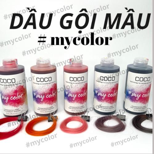 Dầu Gội Giữ Màu COCO làm mềm và làm mới tăng cường ánh sắc cho tóc nhuộm và tẩy