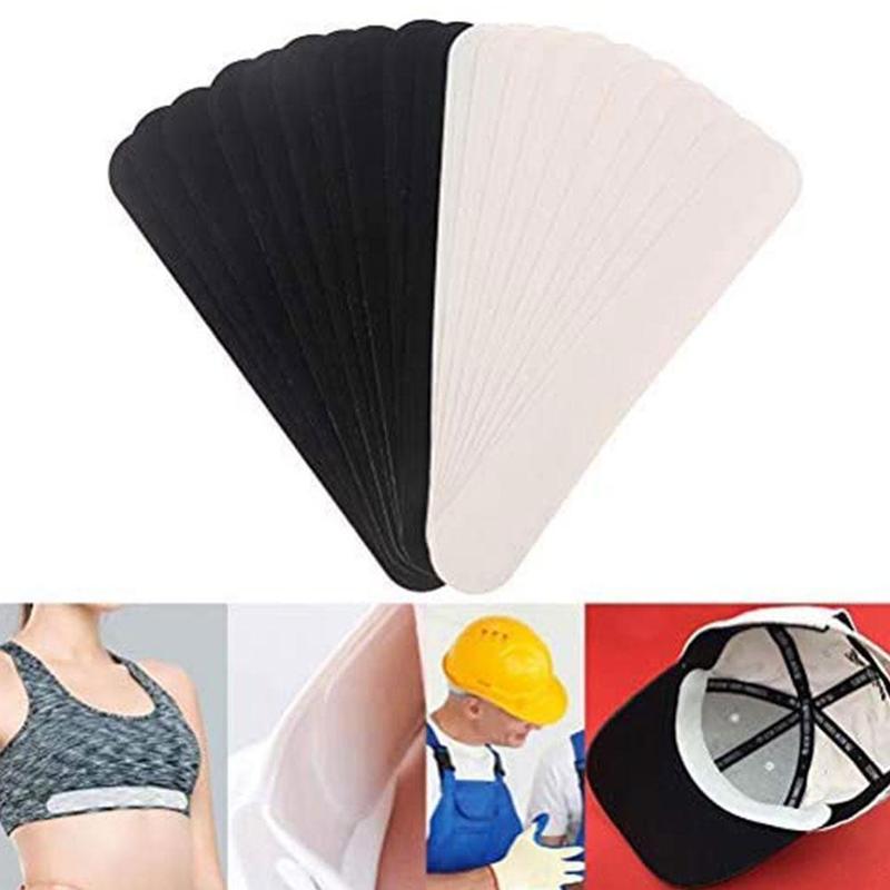 Product Introduction of 10PCS Hat Sweat Guard Bands Liner Protector Cap Sizing Caps Reducer Tape Size White Black D2C2 28