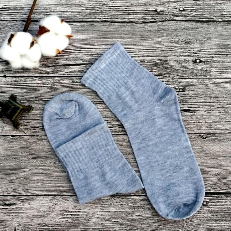Vớ Bông Nam, Dài Giữa Bắp Chân, Màu Trơn Thích Hợp Cho Mùa Thu Và Mùa Đông, Thoáng Khí, Phong Cách Thể Thao Thường Ngày Vớ Chạy Bộ 4