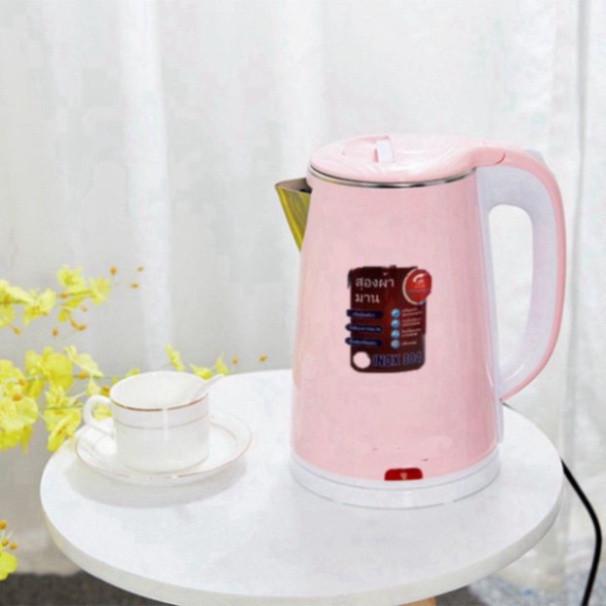 Ấm Siêu Tốc Thái Lan Jiplai 2.5L 2 Lớp Sôi Nhanh Tiết Kiệm Điện . Ấm Đun Nước