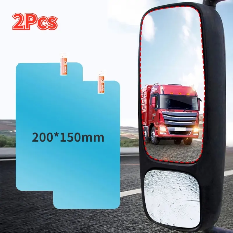 Phim Mưa Cho Gương Chiếu Hậu Xe Hơi, Miếng Dán Gương Minivan, Nano, Chống Lóa, Mưa, Chống Sương Mù, Bảo Vệ, Phụ Kiện Ô Tô, 2 Miếng