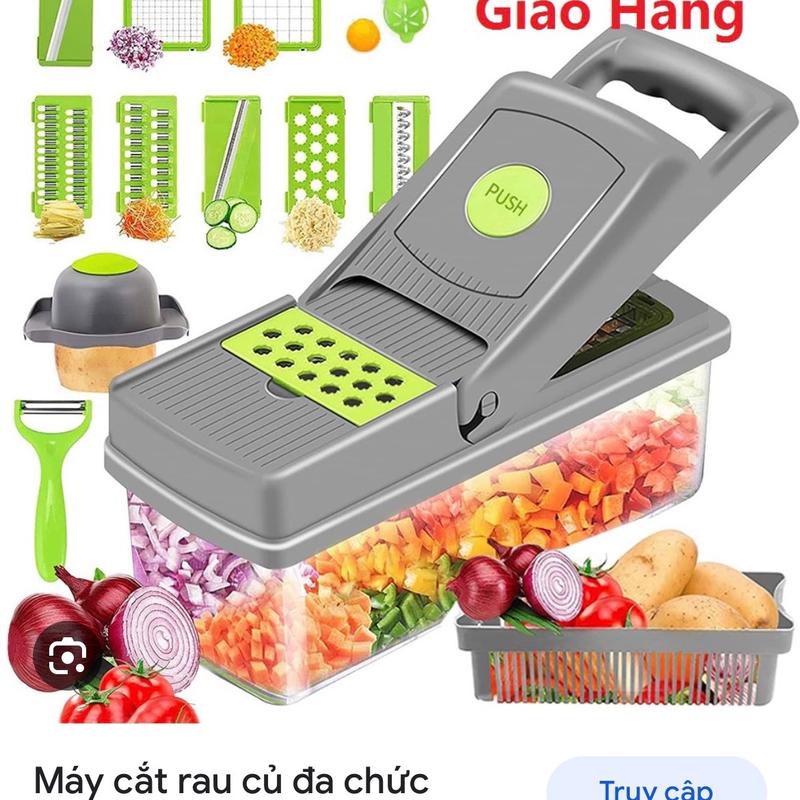 Bộ dụng cụ cắt thạch, rau củ đa chức năng quả gồm 8 lưỡi dao