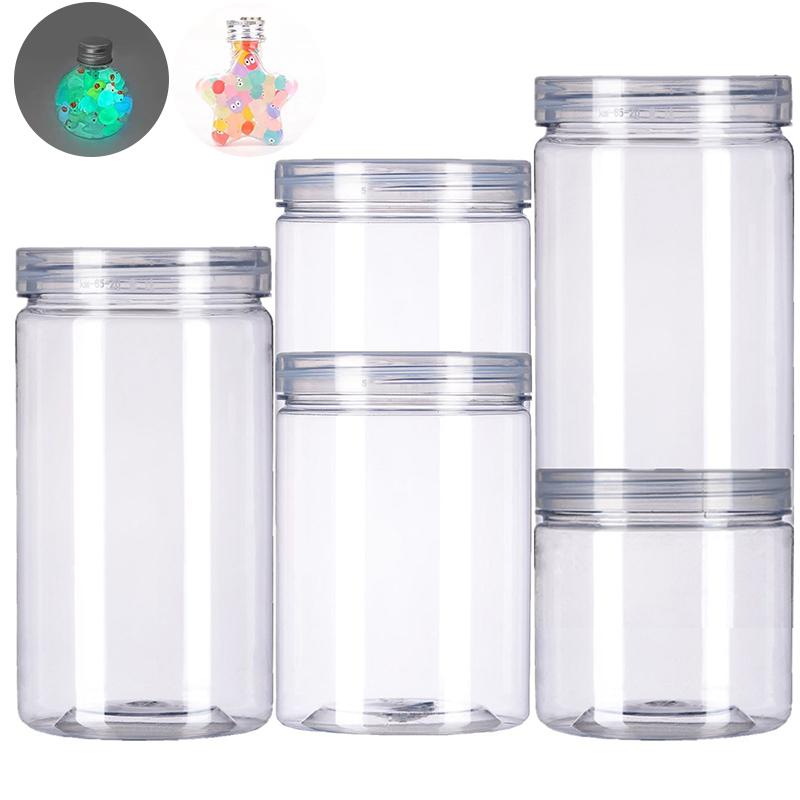 Clear Sealed Tank Sealed Jar With Lid Circular Storage Bucke - TikTok ...