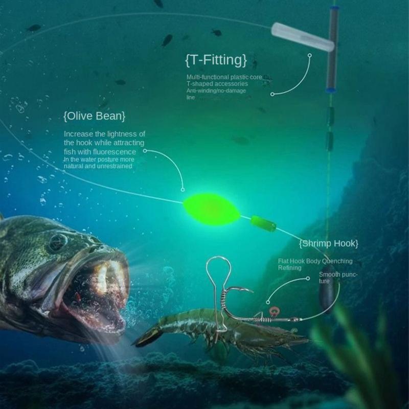 Mồi Câu Cá, 10 Cái, Móc Mồi Tôm Sống Pickel 2025, Lò Xo Ngăn Ngừa Ăn Mòn, Móc Đơn Hawksbill Bền, Sâu Mềm, Khoảng Rộng, Móc Câu Cá Thép Carbon Cao, Thích Hợp Để Câu Cá Biển 3