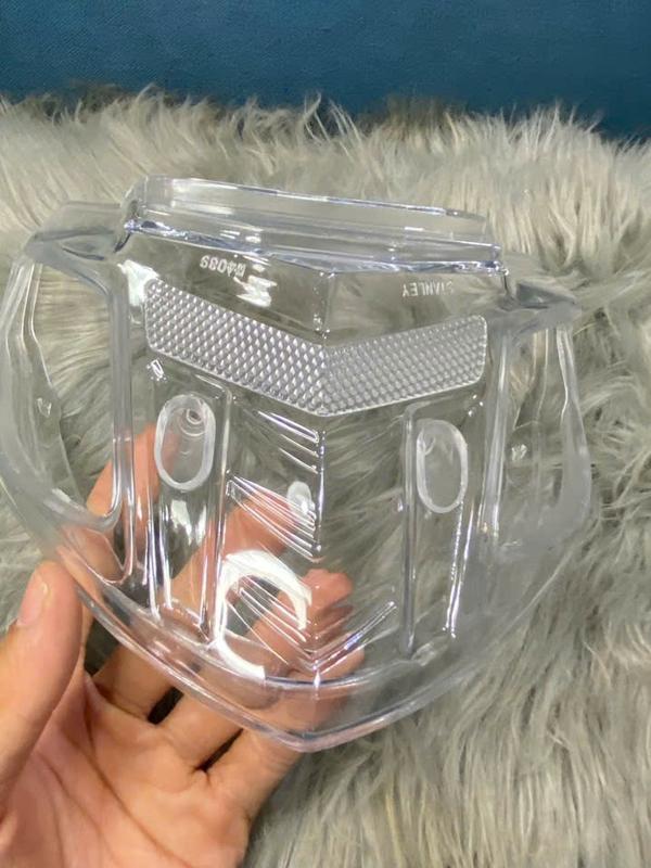 Nắp ốp hậu trắng wave50cc-100-110 (2006-2024) nhựa trong suốt 1