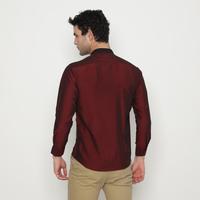 Gambar (LAST CALL) Platini Kemeja Koko Bordir Timbul Pria Lengan Panjang Polyester 96949 - S dari Platini Official Store Kota Administrasi Jakarta Utara 3 Tokopedia